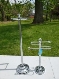 Stainless Steel Toilet Paper Holder Paired With Finger Towel Holder