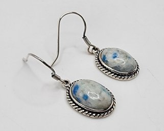 Artisan Crafted K2 Jasper Earrings In Sterling