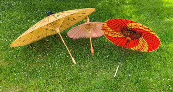 3 Paper Umbrellas