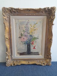Floral Vase Painting By Mary B. Jennings