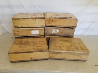 8 Small Ingots Wood Crates For Repurpose