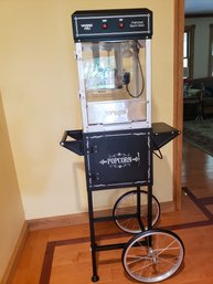 Waring Pro Professional Popcorn Maker With Old Fashioned Trolley