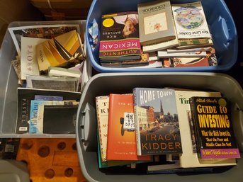 Huge Lot Of 3Bins Of Assorted Books ~ Cookbooks Etc...