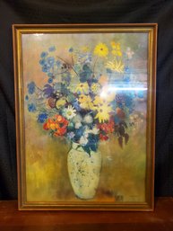 Wonderful Professionally Framed ODILON REDON (1840-1916) Print ~ 28 X 21