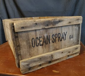 Vintage 1964 Ocean Spray Cranberry Crate