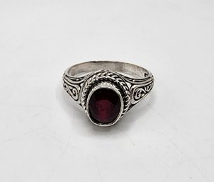 Bali Legacy Niassa Ruby Ring In Sterling Silver