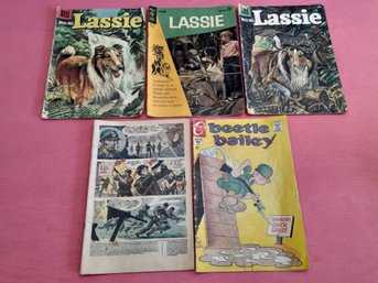 Lassie And Army Comics Lot #6
