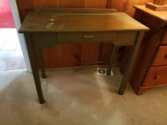 Writing Desk, Solid Wood  1 Drawer  36x18x30h