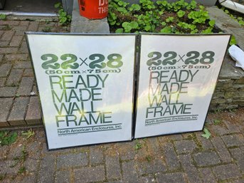 2 Poster Frames  New  22x28