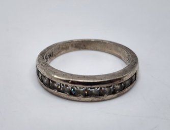 Vintage CZ Ring In Sterling