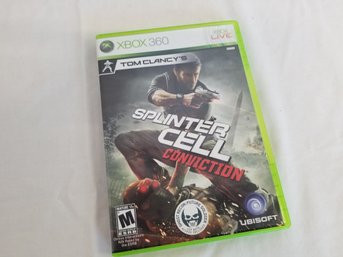 Xbox Splinter Cell Video Game With Case