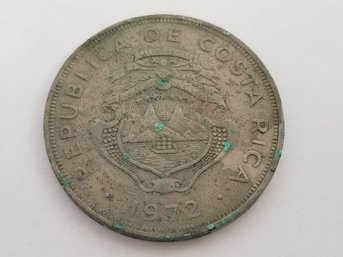 1972 Costa Rica 2 Colones