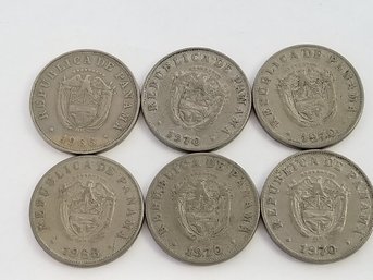 Panama 5 Centesimos 1966 1968 1970