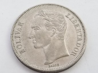 1967 Venezuela 1 Bolivar Coin