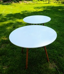 Two Wooden Tables Only Used Once Exc. Condition