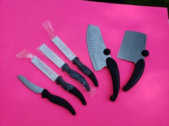 Six Miracle Blade Knives (never Used)