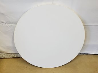 Bernhardt Furniture White Thick Round Laminate Table Top - No Base 30'