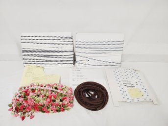 Assortment Of Fabric Sewing Upholstery Drapery Trims - Coutan & Tout, PH Dorcic, Jane Churchill & More