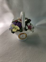 Flower Basket Clock