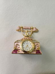 Miniature Vintage Phone Clock