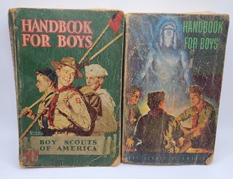 Boy Scouts Handbooks - 1943 First Edition & 1948