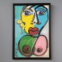 Well Listed Peter Robert Keil Original Nude Abstract