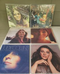 Collection Of 6 Judy Collins Vinyl LP Albums