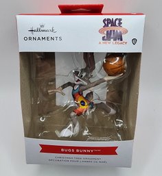 Brand New Hallmark Space Jam Bugs Bunny Christmas Ornament