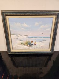 Oil On Canvas Painting Signed By Artist