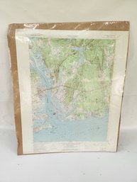 Vintage Connecticut Map