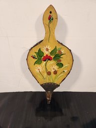 Hand Painted Vintage Fireplace Bellow