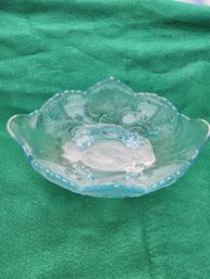 Footed Glass Candy Bowl/ Centerpiece Bowl
