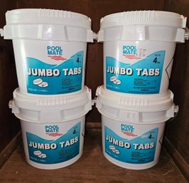 4 New Tubs Of Pool Jumbo Tabs