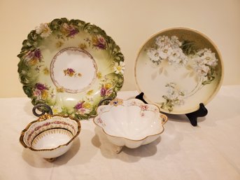 Antique & Vintage Porcelain Plate & Serving & Finger Bowl Assortment