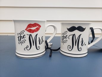 Mr & Mrs Coffee Cups-New