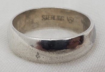 Vintage Sterling Silver Size 6 Wedding Band ~ 3.32 Grams