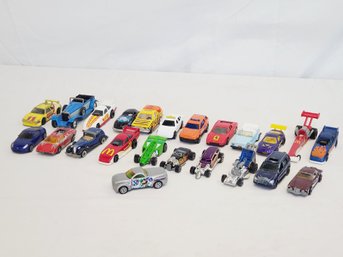 Twenty Three Vintage Die Cast & Plastic Toy Cars - Hot Wheels, Matchbox & More 1970s - 1990s (lot 1)