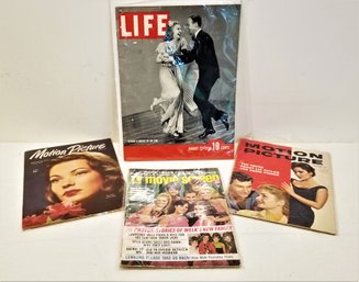 Vintage LIFE,  Motion Pictures And TV/movie Screen Magazines From 1930's - 1950's