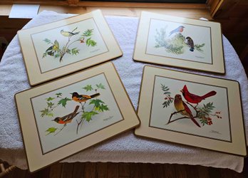 Set Of 4 Pimpernel Bird Placemats