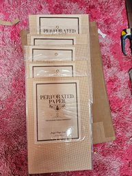 Lot Of (5) Brand New Perforated Paper Sheets For Counted Thread Embroidery