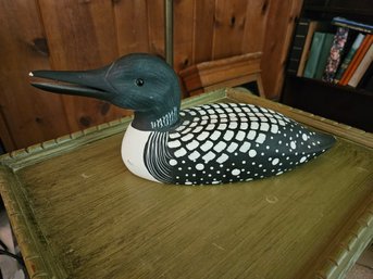 Cool Painted Wooden Loon