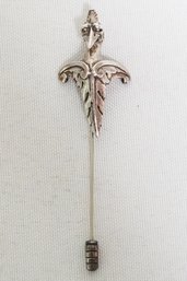Rare Antique Gorham Sterling Silver Gryphon Stick Pin