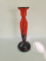 Antique Art Glass Bud Vase