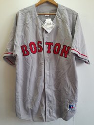 NEW Boston Red Sox Size XL Grey Jersey Shirt