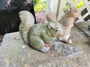 Vintage Squirrel Garden Statuary