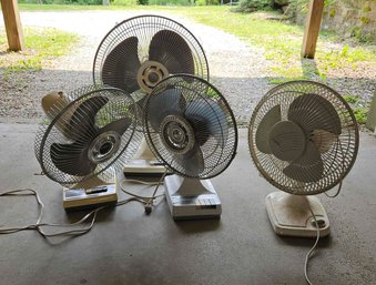 4 Oscillating Fans