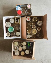 A Collection Of Canning Jars