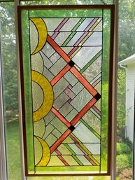 Large Stained Glass Window Panel