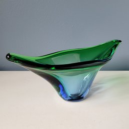 Vintage 60s Murano Glass Centerpiece Bowl