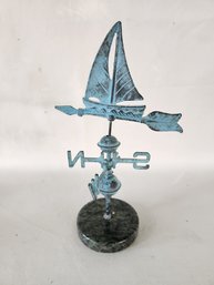 Miniature Weathervane With Marble Base